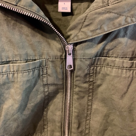 Army Green Utility Jacket - Picture 2 of 4